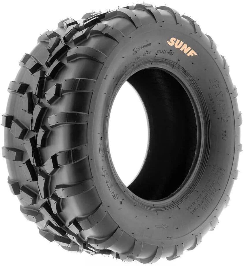 Sun-f Neumático De Quad A-010 Tl 70j Black 25 x 10.00