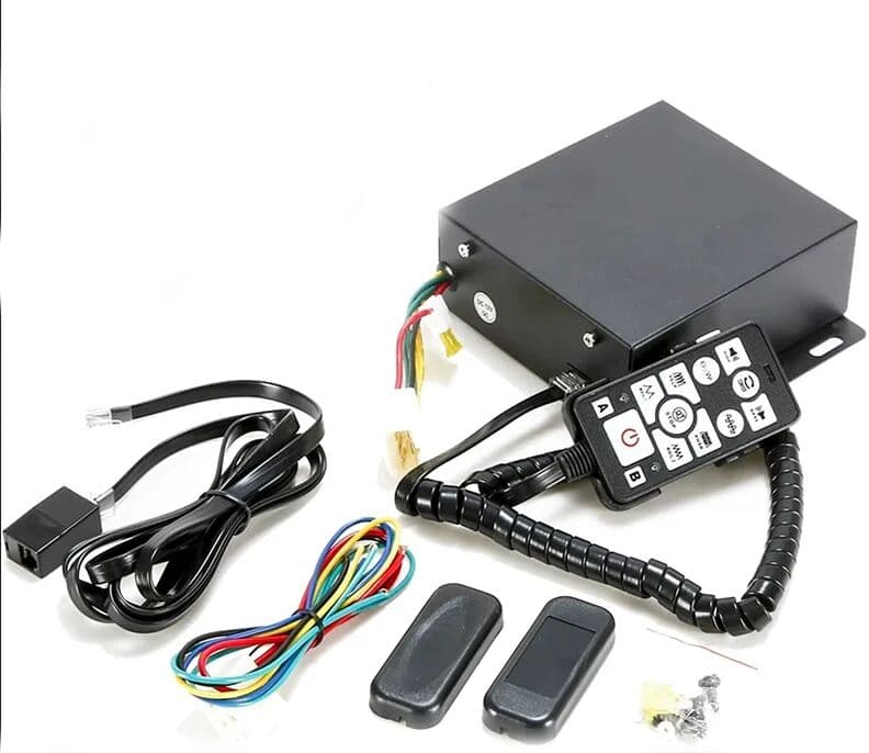 NONE Vehicle Warning Horn Car Police Siren Speaker 300W 12V 24V 8 Loud Sound Microphone Fire Loudspeaker Emergency Alarm System