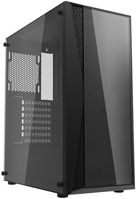 Caixa ATX DK352 Plus + 4 Ventoinhas RGB (Preto) - DARKFLASH