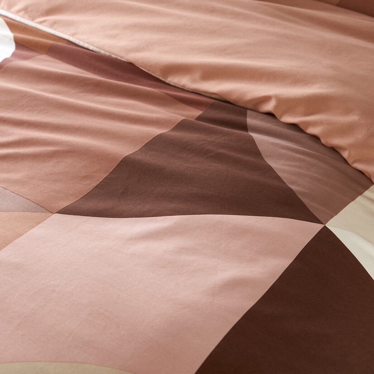 LA REDOUTE INTERIEURS Housse de couette satin de coton lavé, Marjorie