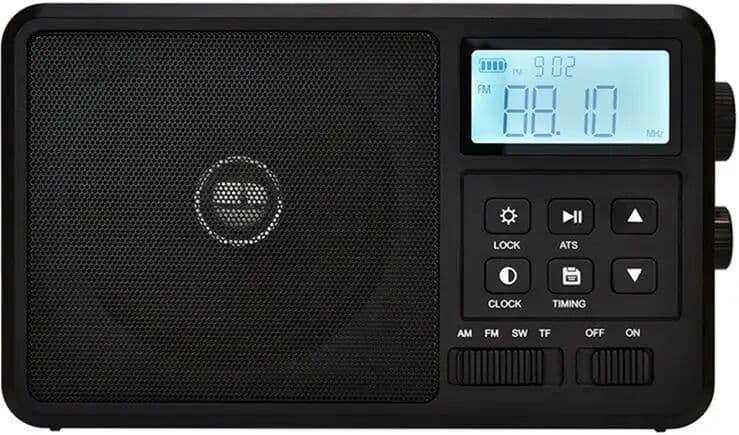 NONE [AAAE 2026] Portable Internet Radio Best Reception FM Wireless Bluetooth Radios Speaker LCD Screen Support Alarm Clock Sleep Tim
