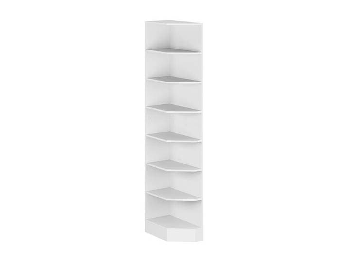 Vicco Küchenregal R-Line, Weiß/Weiß, 30 cm mit 7 Fächern, Weiß, Weiß, Holzwerkstoff, 6 Fächer, Rechteckig, 30x206.8x55 cm, Küchen, Küchenmöbel