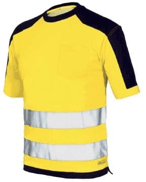 T-Shirt bicolor  Amarelo / Azul Industrial Starter 08186048 XXL