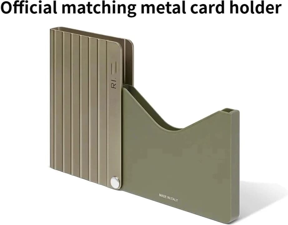 NONE Universal Aluminum-Magnesium Alloy High-End Business Card Holder, ID Card Anti-Lost Fashion Trend Storage Bag, Suitable for Both