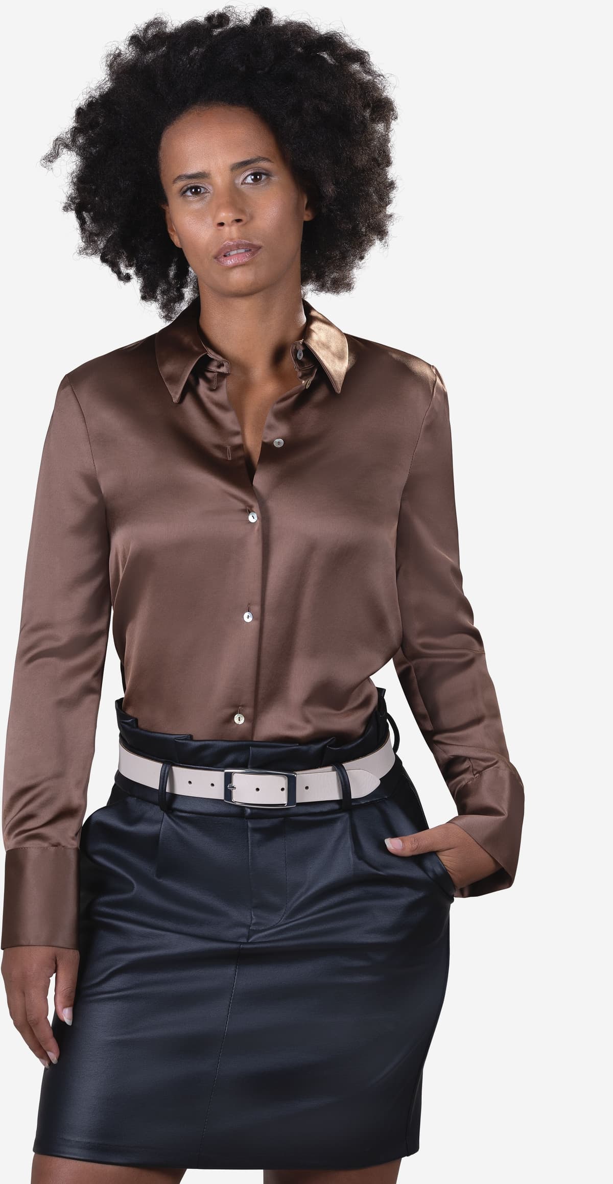 Ledergürtel TAMARIS "Charlie Silver", Damen, Gr. 100, beige (cream), Rindsleder, unifarben, Basic, Gürtel Ledergürtel, mit länglicher Doppelschliesse, aus Rindsleder, unifarben cream 100