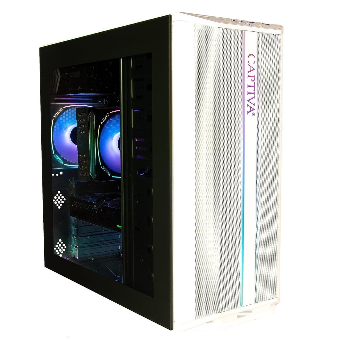 Captiva PC Entry Gaming I10-0614 (i5-14400F/RTX5060 8GB GDDR7/SSD 500GB/4TB/16GB/WLAN/w/o OS) (500 GB, 16 GB, Intel Core i5-14400F, GeForce RTX 5060) (100614)