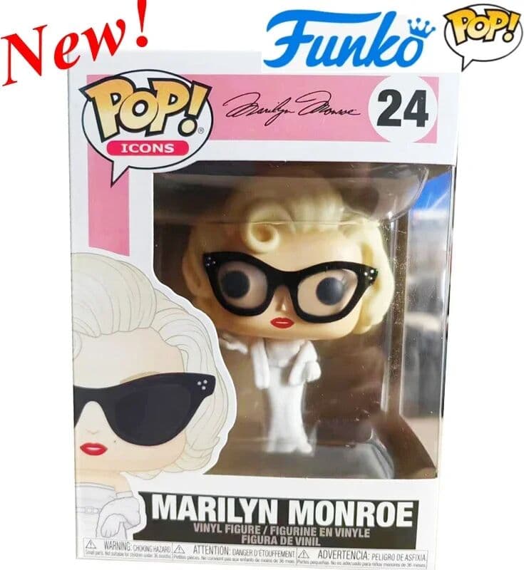 est Arrival FUNKO POP Movies&Tv Super Stars Marilyn Monroe #24 Action Figure Model Toys for Children Gift