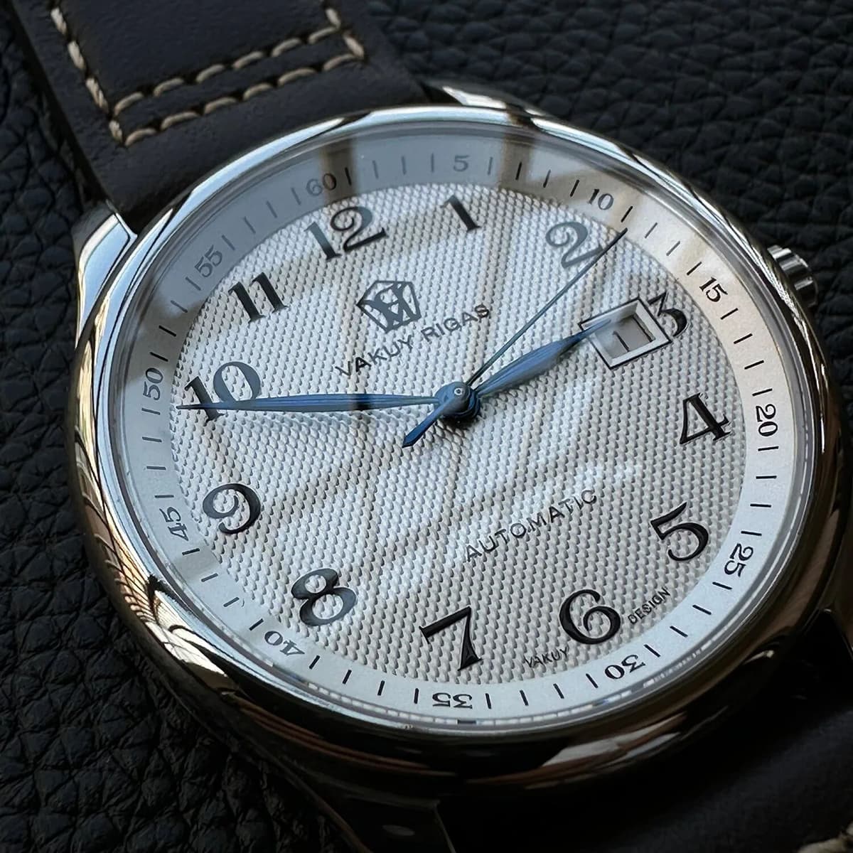 HEIMDALLR Homage Men's Automatic Mechanical Watch for Seagull ST2130/Asia 2824 Movement Waterproof Grilled Blue Pointer Business Watches