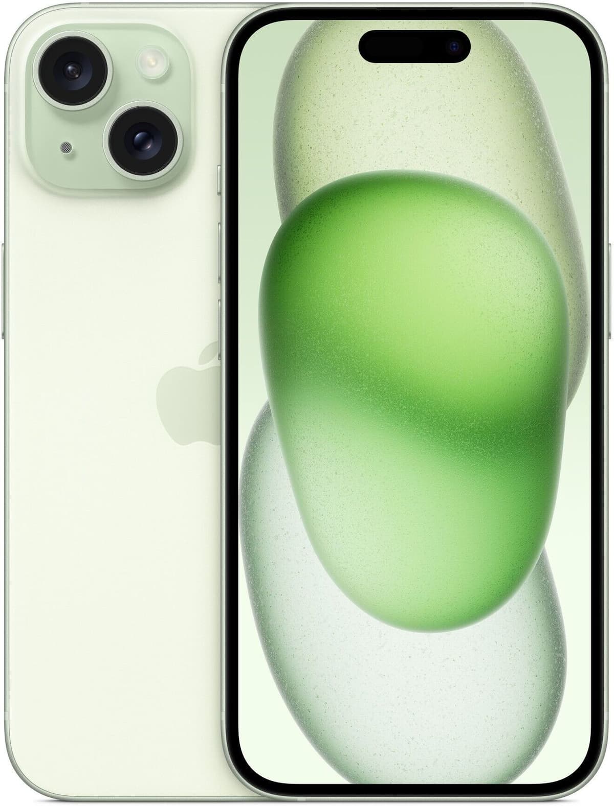 Apple iPhone 15   256 GB   Dual-SIM (eSIM, Nano-SIM)   zielony - Refurbished