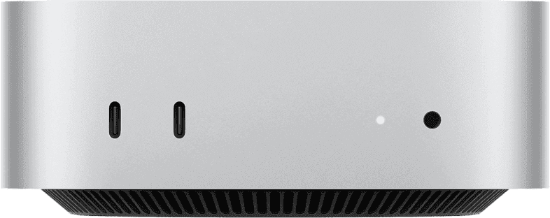Apple Mac Mini Chip M6, CPU de 12 núcleos, GPU Doble Neural Engine 16 GB RAM, 256 SSD, Plata