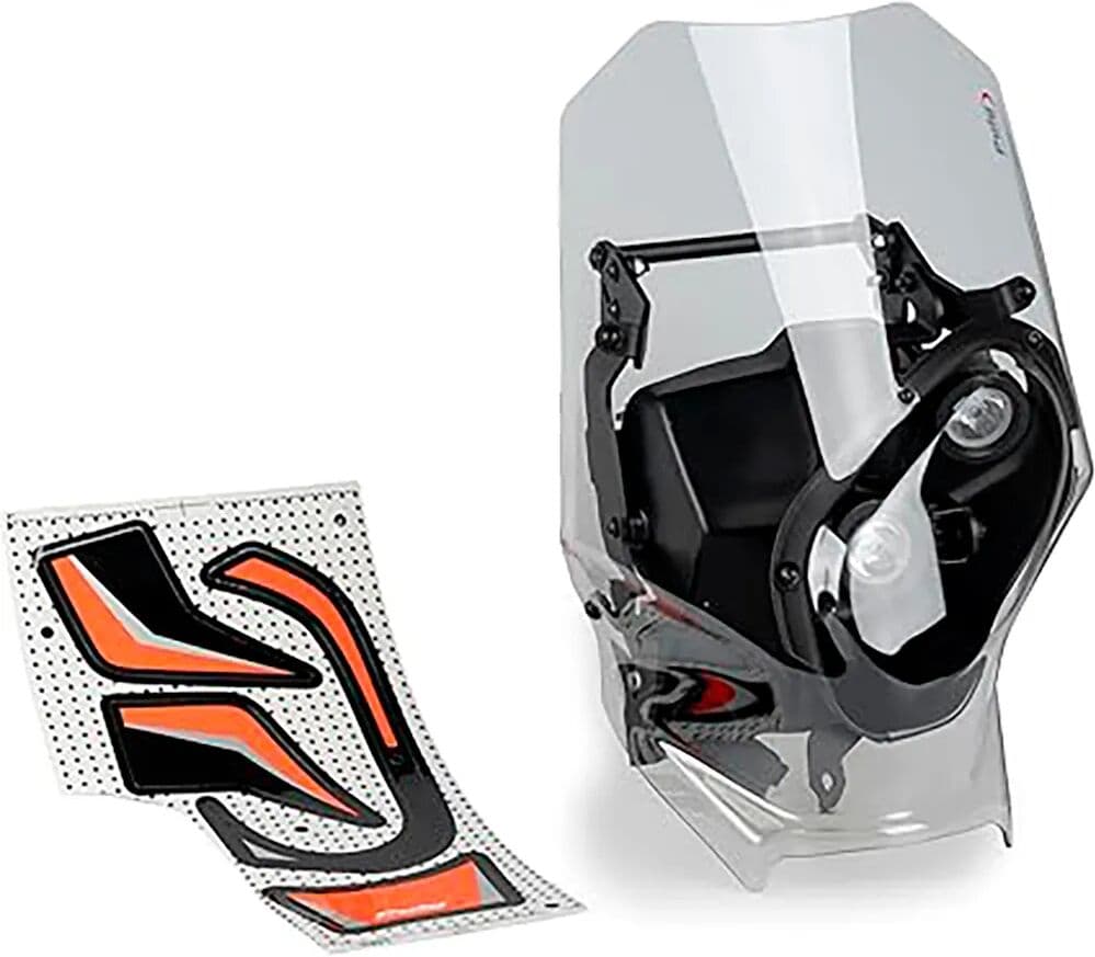 Puig Carenado 21865w Rally Ktm 500exc-f Six Days Clear One Size