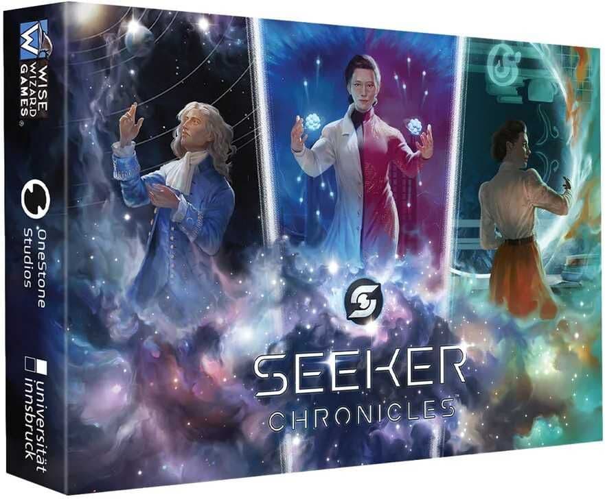 Wise Wizard Games Seeker Chronicles Tabletop Board Game by OneStone Studios and University of Innsbruck, Ages 10+, Science-Inspired, Card Games