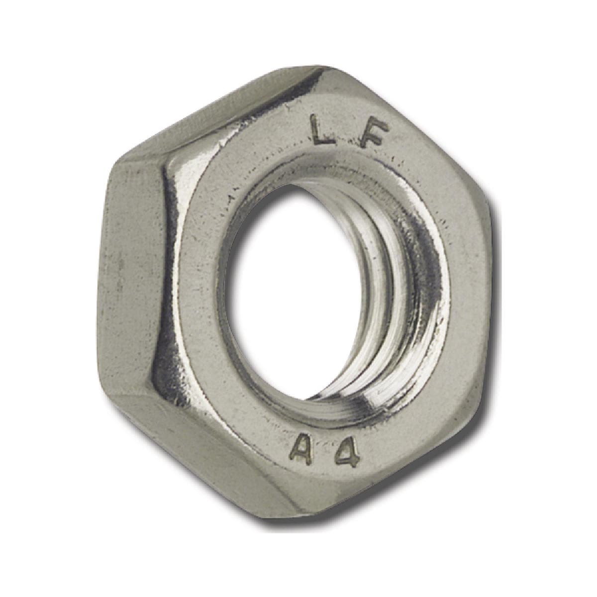 DIN439-2 M10x1 Edelstahl A2 flache Feingewinde-Sechskantmutter