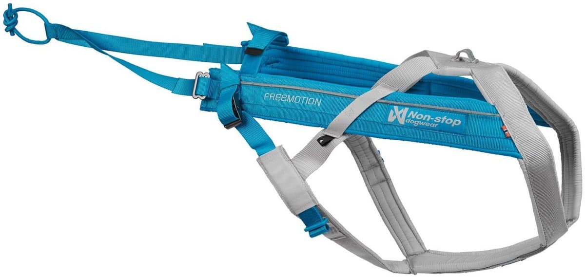 Non-Stop Dogwear Freemotion Harness 5.0 Blue/Grey 4