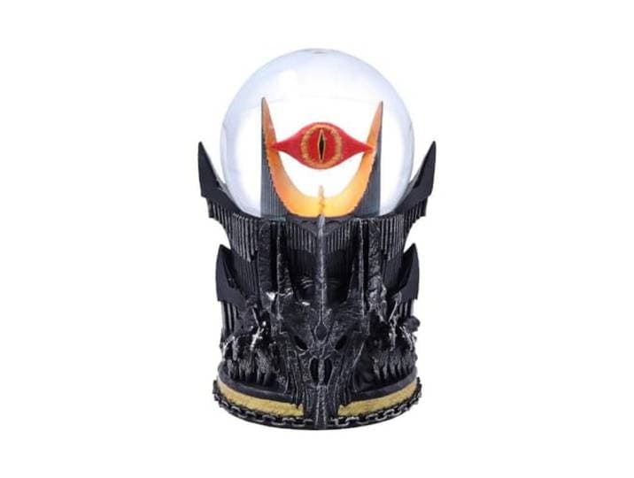 Nemesis Now Lord of The Rings Sauron Snow Globe 18cm\, Gris