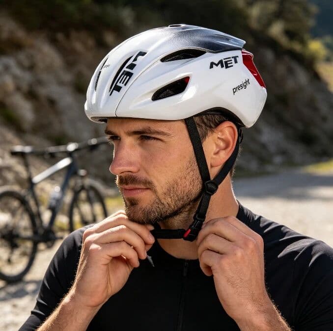 MET  Aero Road Bike Cycling Helmet, Pogačar Style Racing Helmet Safety Cap for Men Women
