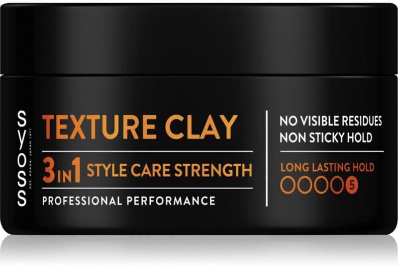Syoss Texture Clay formázó agyag extra erős fixálással 100 ml
