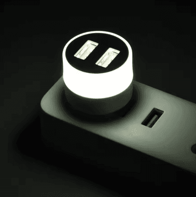 Inspire Curations Mini USB LED Reading Light Flexible Laptop And Power Bank Lamp white Light