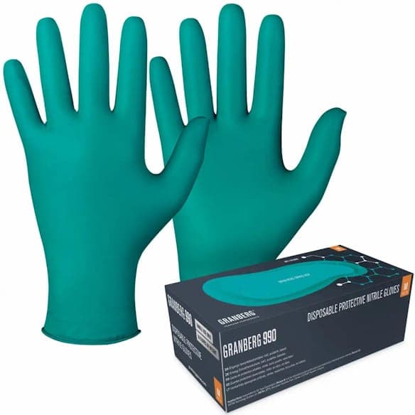 Nitrilhandske 990 grÃ¶n XL 100/fp