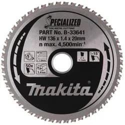makita Kreissägeblatt B-33641 SPECIALIZED 136x20x50Z