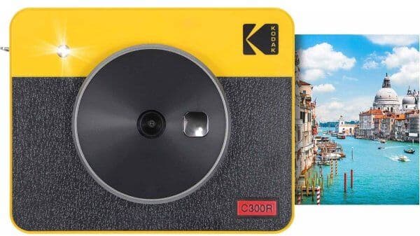 Kodak Mini Shot 3 Retro Instant Kamera, Gul