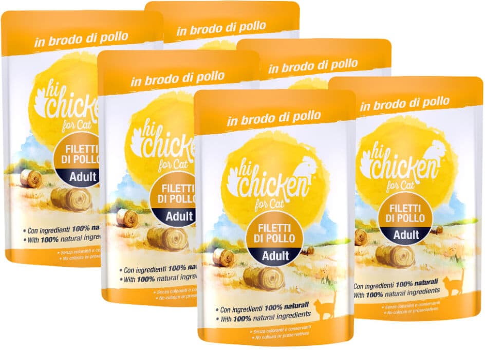 Hi Chicken Cat Busta Multipack 6x70G POLLO