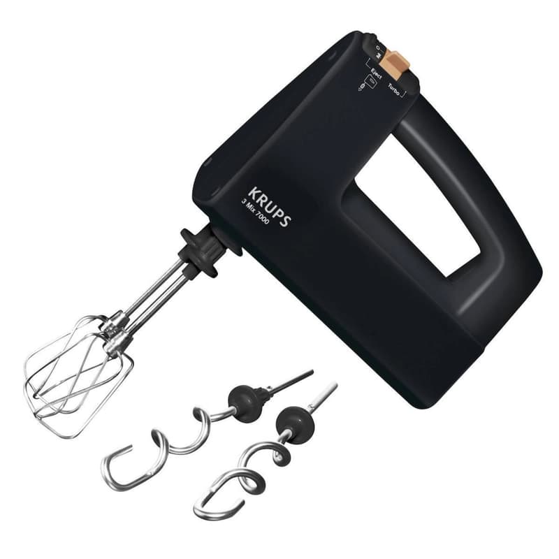Krups 3 Mix 7000 Μίξερ Χειρός 500W Μαύρο