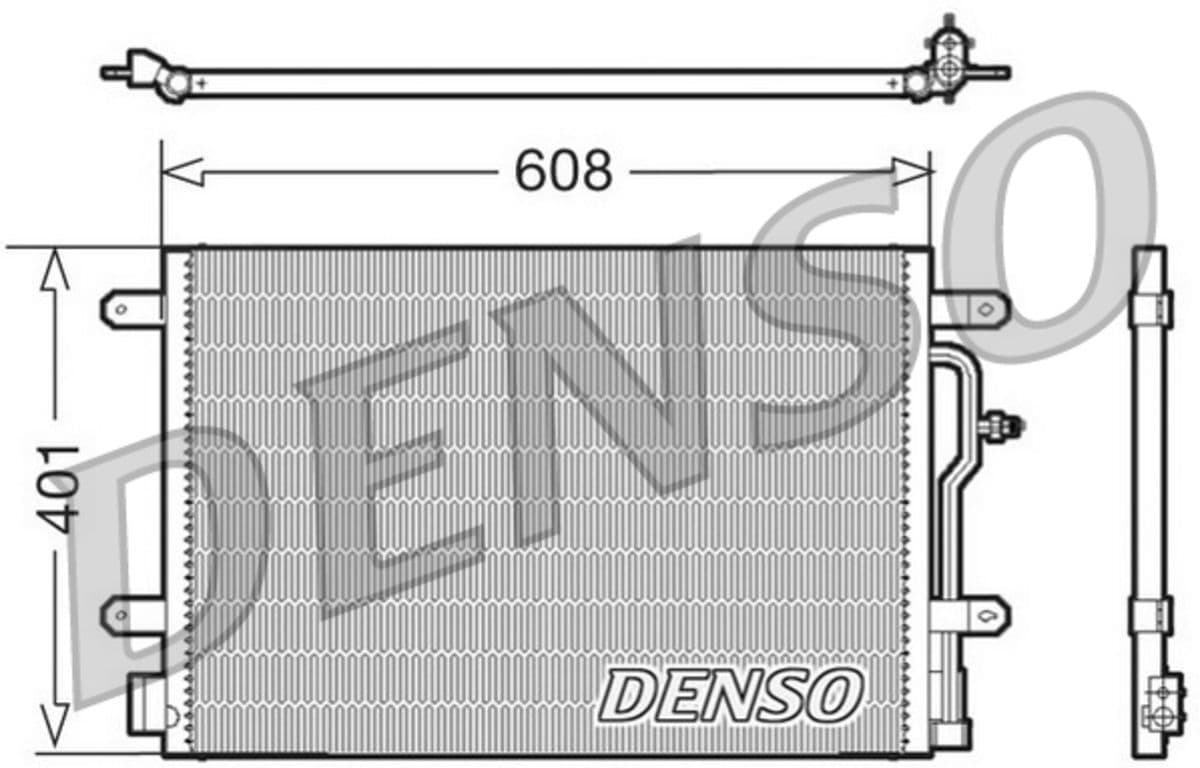 Denso Condensatore, impianto di climatizzazione DCN02011