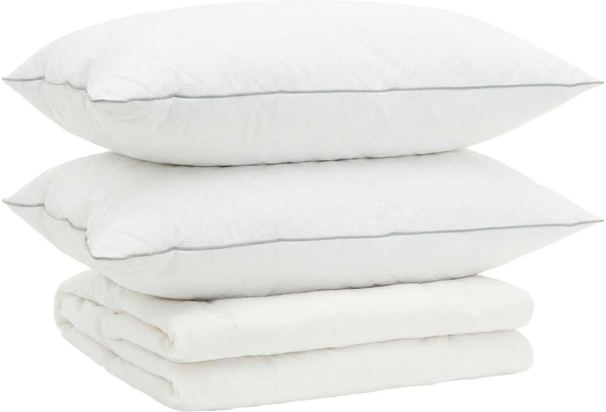 vidaXL Ensemble de couette 90 % en duvet d’oie FULDA 3 pc 200 x 220 cm