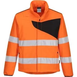 Warnschutz Softshelljacke "PW275" PW2 - M - orange/schwarz