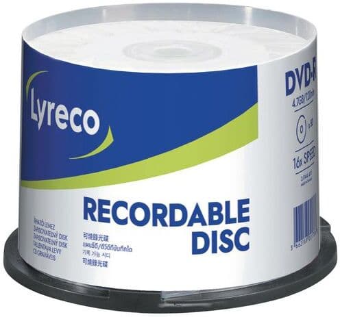 DVD-R LYRECO 4,7GB 50/fp