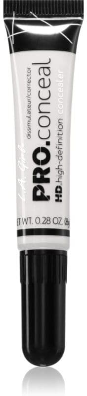 L.A. Girl Cosmetics HD Pro. Conceal Flytande concealer Skugga Flat White 8 g
