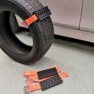 GreatGadgets LLC Anti Skid Tire Block Set Of 2 Anti Skid Tire Block Set Of 2