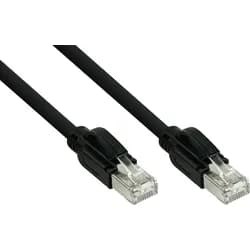 KM SO-PK060S - Patchkabel, Cat.7 Rohkabel, S/FTP, 6 m, schwarz