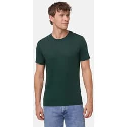PURE MERINO T-SHIRT - 1-Pack - Dunkelgrün - L