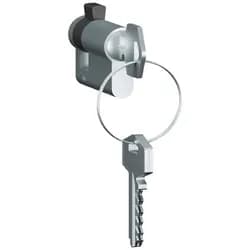 Legrand Plexo New Halbzylinder 40mm, gleiche Schließung, geliefert mit 3 Schlüssel
