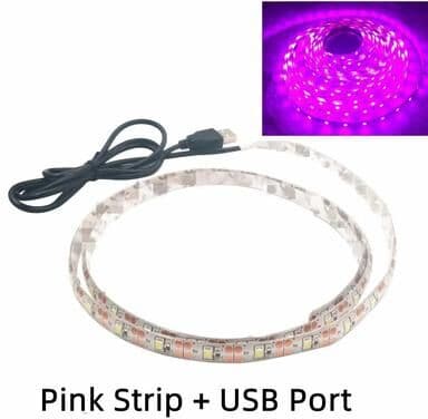 Uplift Picks Flexible USB LED Strip Lights For Brighter TV And Room Accents pink 4 Meters