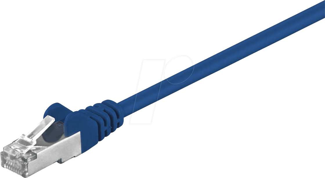 GOOBAY 50163 - Cable de conexión CAT.5e F/UTP CCA azul 10,0 m