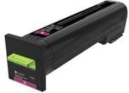 Lexmark toner return program magenta for cs820 cx820 cx825 cx860 8k