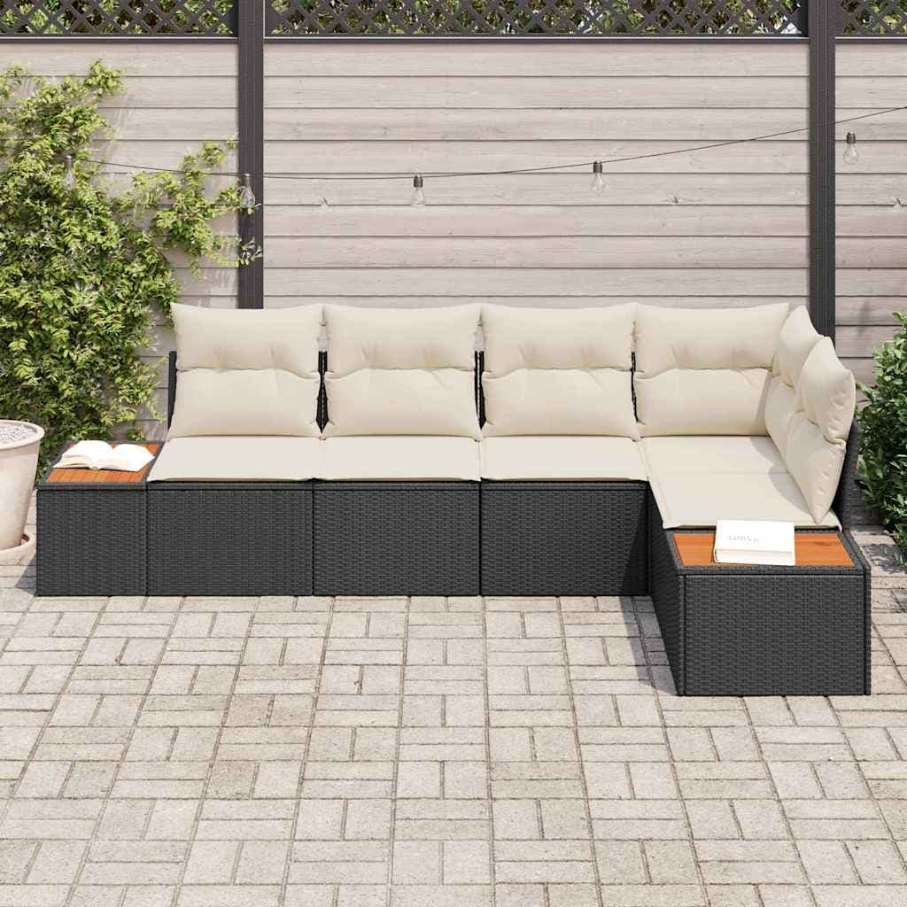 vidaXL Ensemble de canapé de jardin 5 pièces 5-Nombre de places