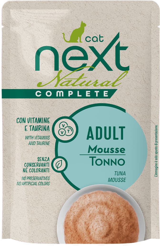 Next Cat Natural Complete Mousse Busta Multipack 30X70G TONNO