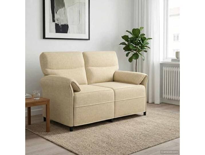 pokgdf Sofa 100% Polyester, Metallrahmen Modernes Design, Schaumstoffkissen, klappbare Armlehnen, für Wohnzimmer