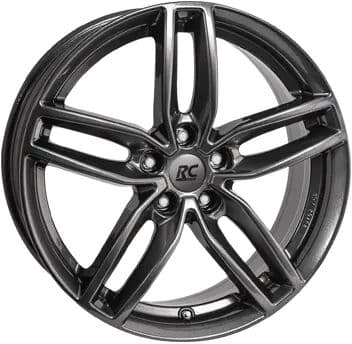 RC Design Rc29 Himalaya Grey Fully Polished 8x18 ET 35 5X112 Alufelge Grau