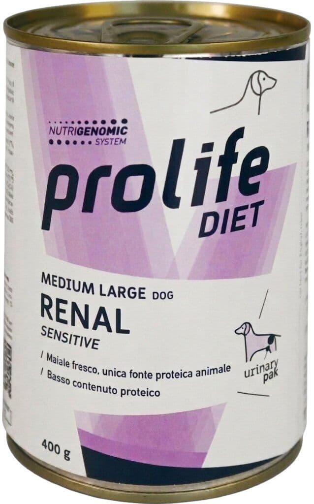 Prolife Diet Renal Sensitive Medium/Large 400 g Alimento Umido per Cani Adulti