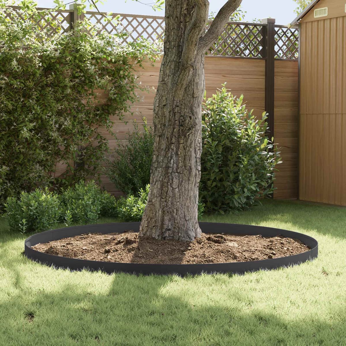 vidaXL Bordure de pelouse avec bord supérieur plié 20 pc 100x15cm