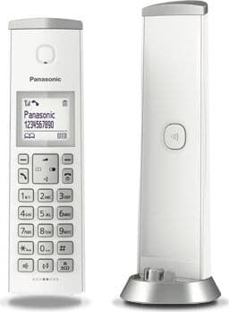 Panasonic Kx-Tgk210jtw Cordless Telefono Fisso Dect Sistema Blocco Chiamate Indesiderate Funzione Eco Colore Bianco - Kx-Tgk210jt
