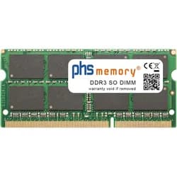 PHS-memory 4GB RAM Speicher für Asus VivoBook S550CB-CJ028H DDR3 SO DIMM 1600MHz (Asus VivoBook S550CB-CJ028H, 1 x 4GB), RAM Modellspezifisch