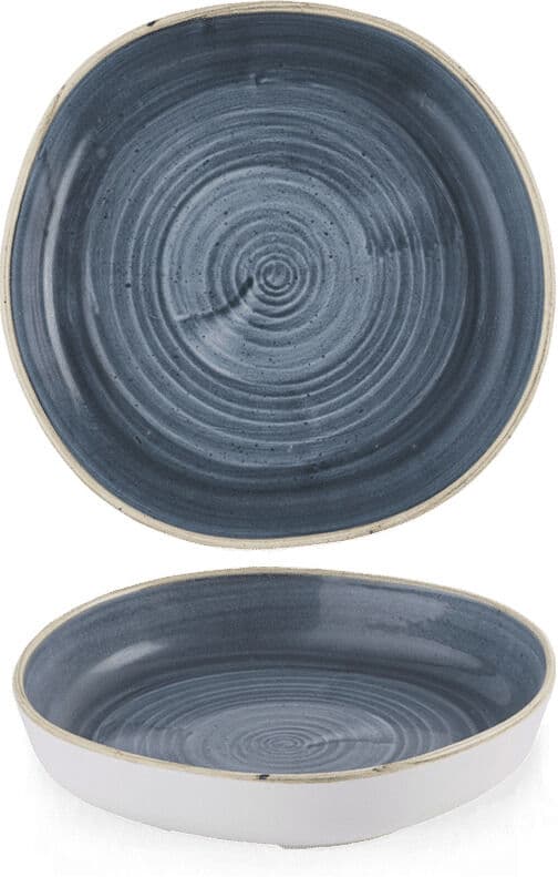 Churchill Ciotola Organic 20 cm Walled Stonecast Blueberry