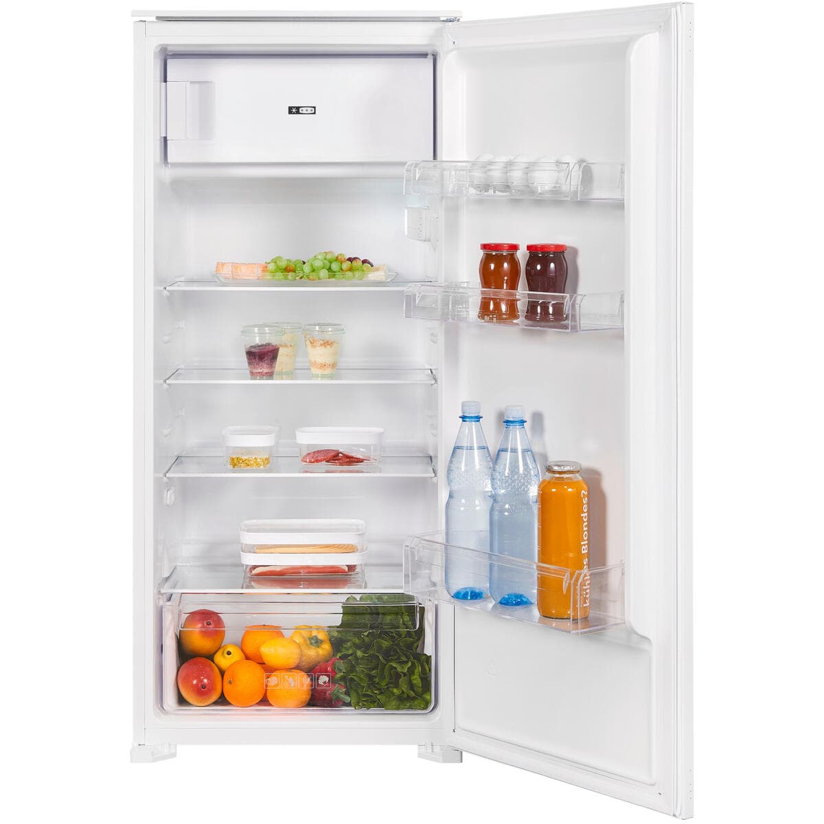 Exquisit EKS201-4-E-040E Einbau Kühlschrank weiß, 122 cm Nische,