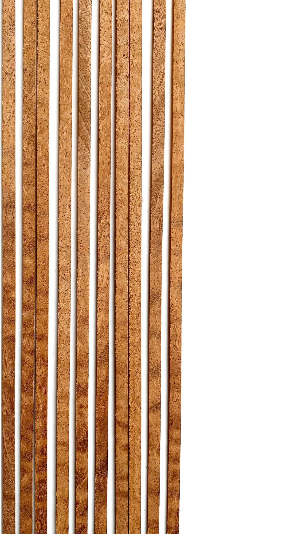NONE 20x Strip Binding Purfling Inlay Guitar Luthier Sapele Pomelle 420x6x1.5mm
